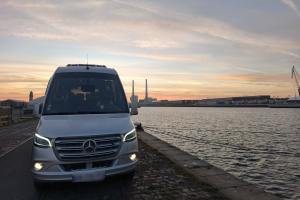 Transport en minibus avec chauffeur